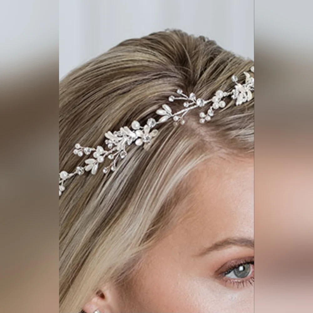 BEL AIRE bridal hair wire accessory - Picture 2 of 3